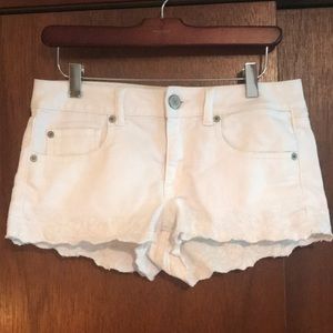 American Eagle White Shorts